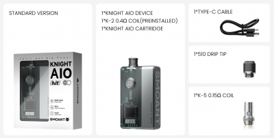 Купить Smoant Knight AIO 90W (Titanium Gray) Smoant Knight AIO 90W (Titanium Gray)